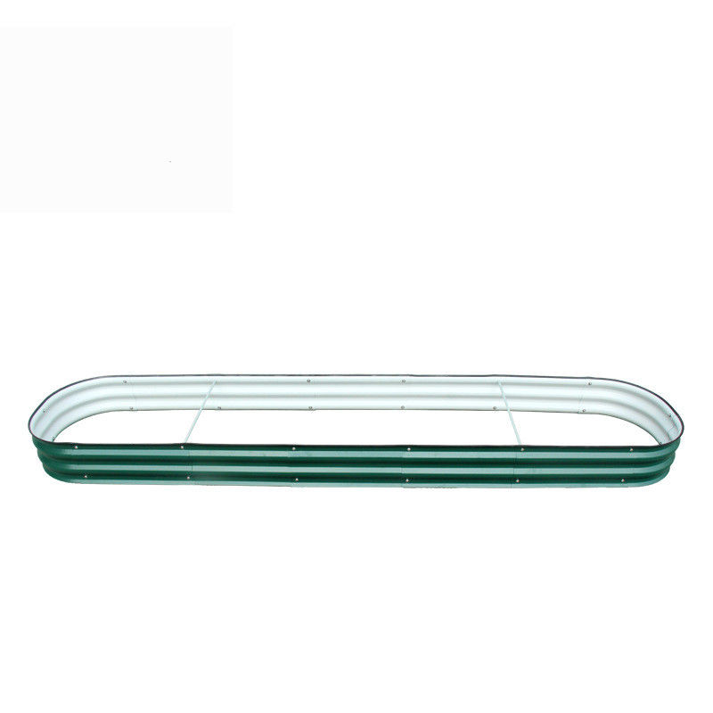 Forte aço galvanizado levantado cama de plantação de jardim 9.4 * 2 * 0.7 Ft fácil montagem